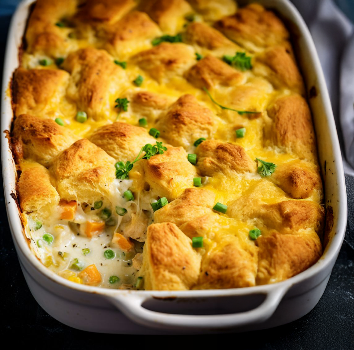 chicken pot pie casserole