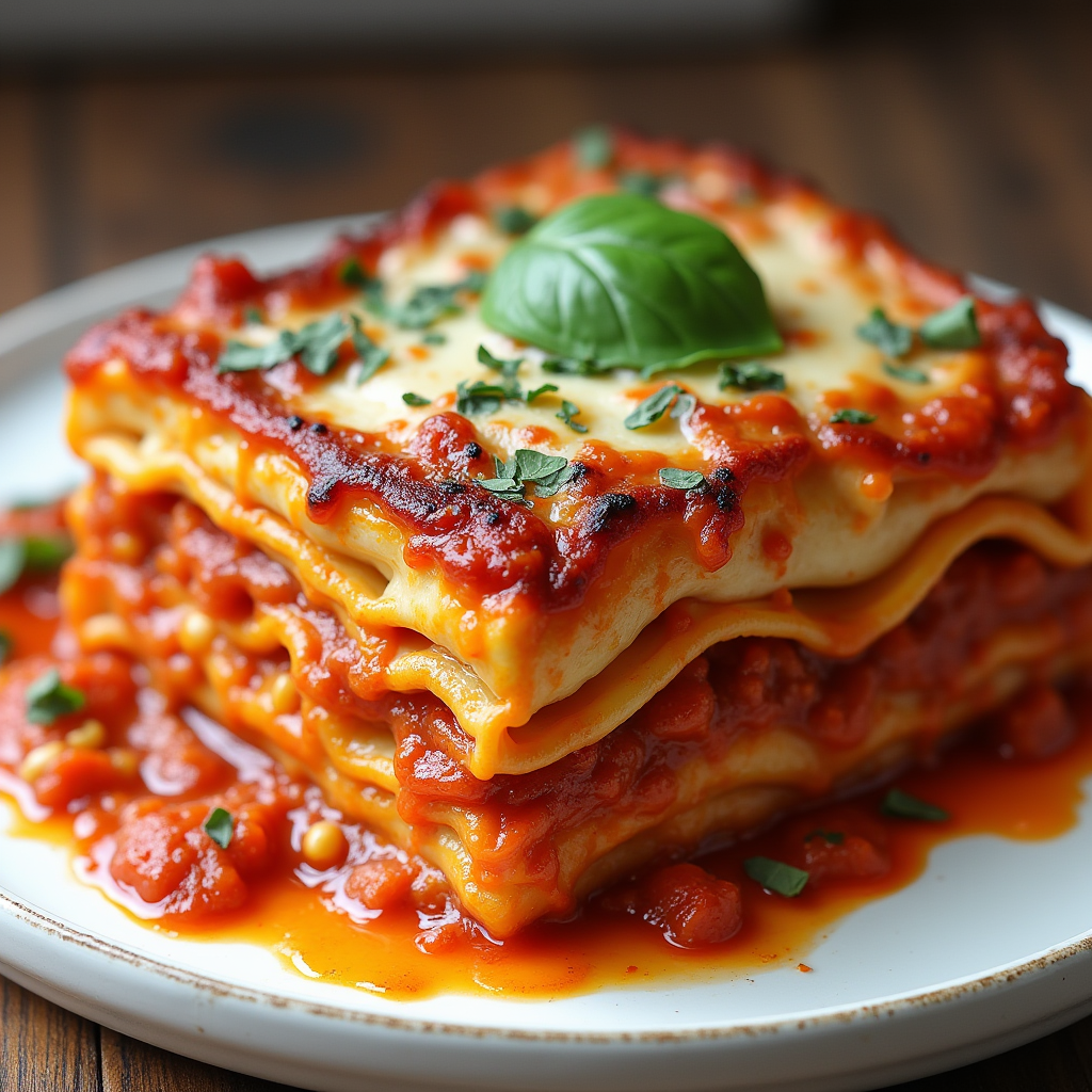 What are the correct layers for lasagna?