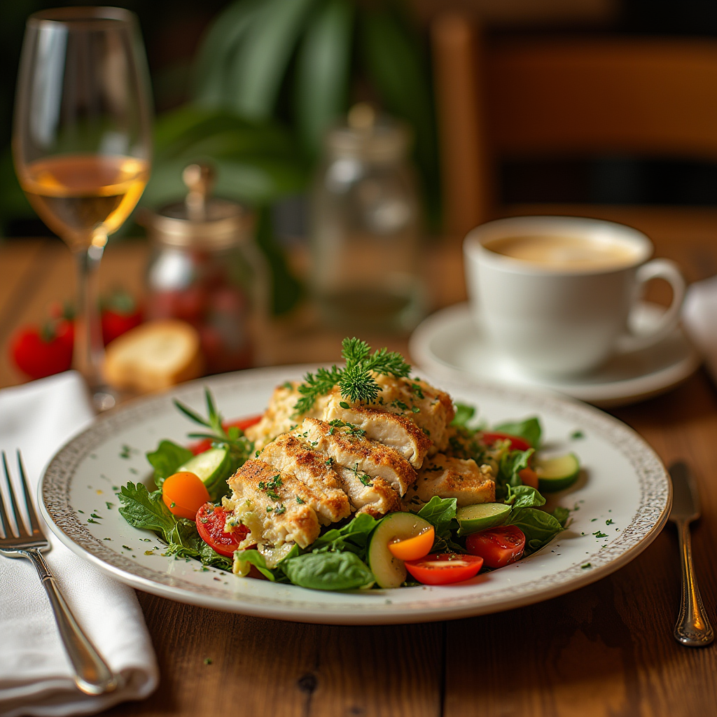chicken caesar salad